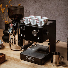 la Pavoni Casa Bar Black Manual Espresso Machine - 220-240V (LPMCBN01US)