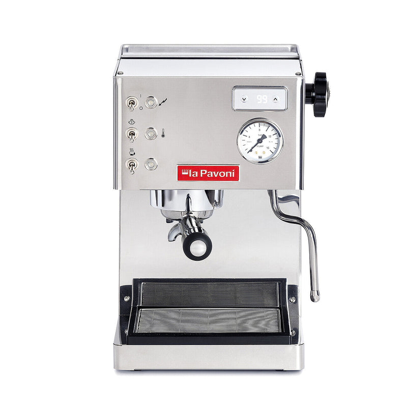 la Pavoni Casabar Termo PID Silver Espresso Machine - LPMCBS02US