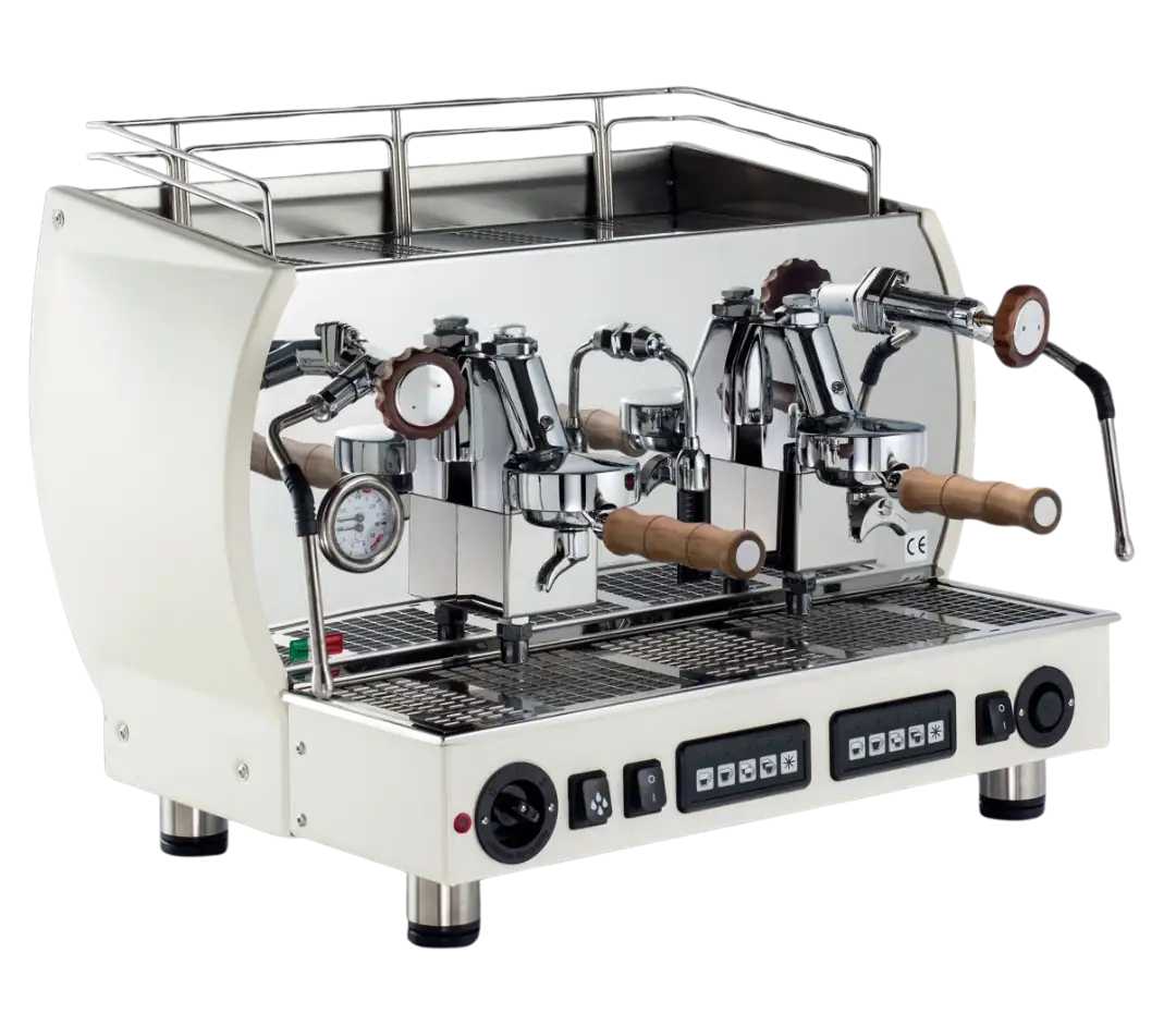 La Nuova Era Altea Wood Espresso Machine with Walnut Details (1-3 Group)