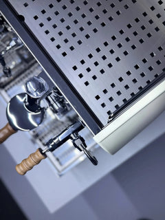 La Nuova Era Altea Wood Espresso Machine with Walnut Details (1-3 Group)