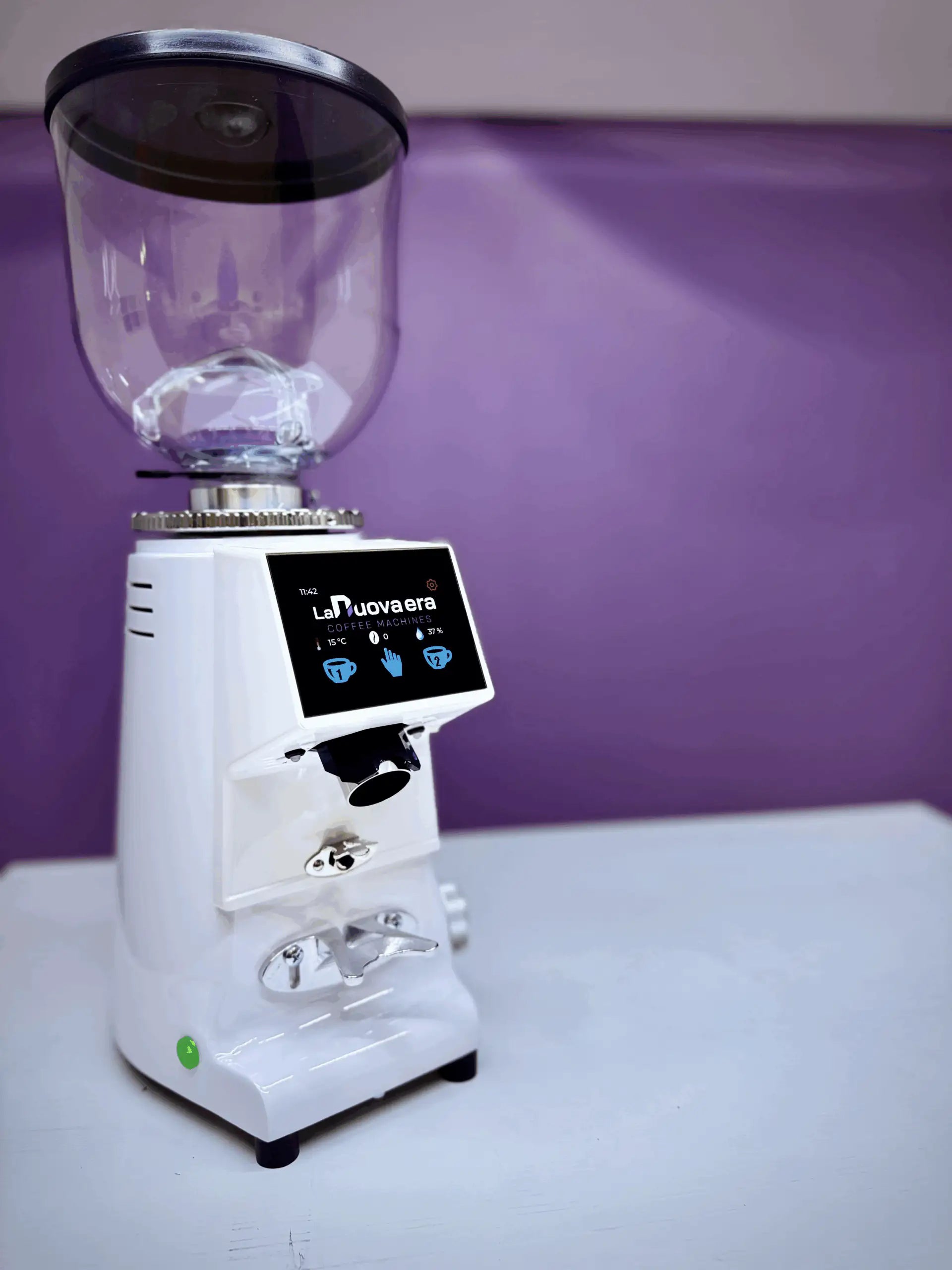 La Nuova Era MST 64 On Demand Professional Coffee Grinder (64mm Flat Burrs, 1.2kg Hopper, 400W)