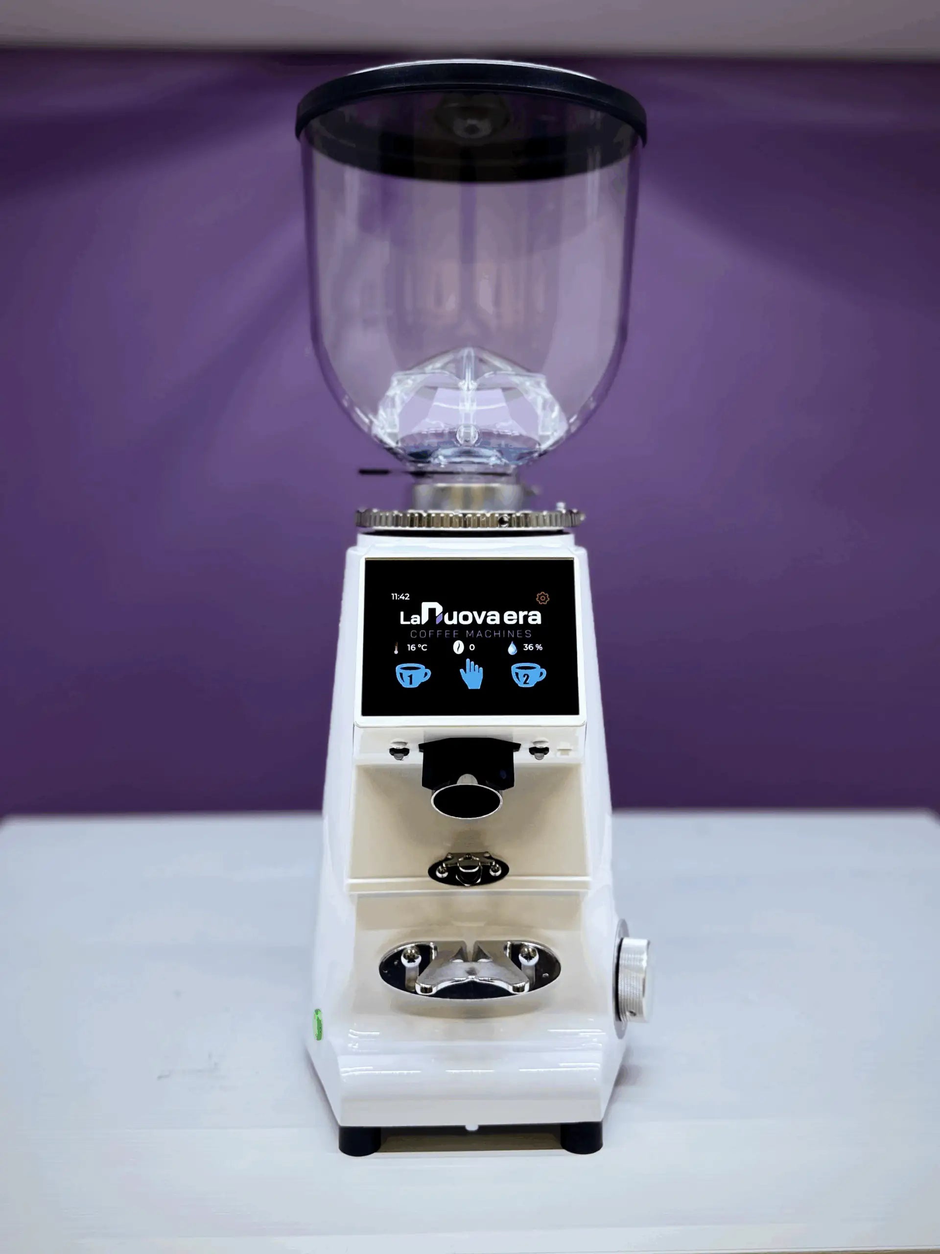 La Nuova Era MST 64 On Demand Professional Coffee Grinder (64mm Flat Burrs, 1.2kg Hopper, 400W)
