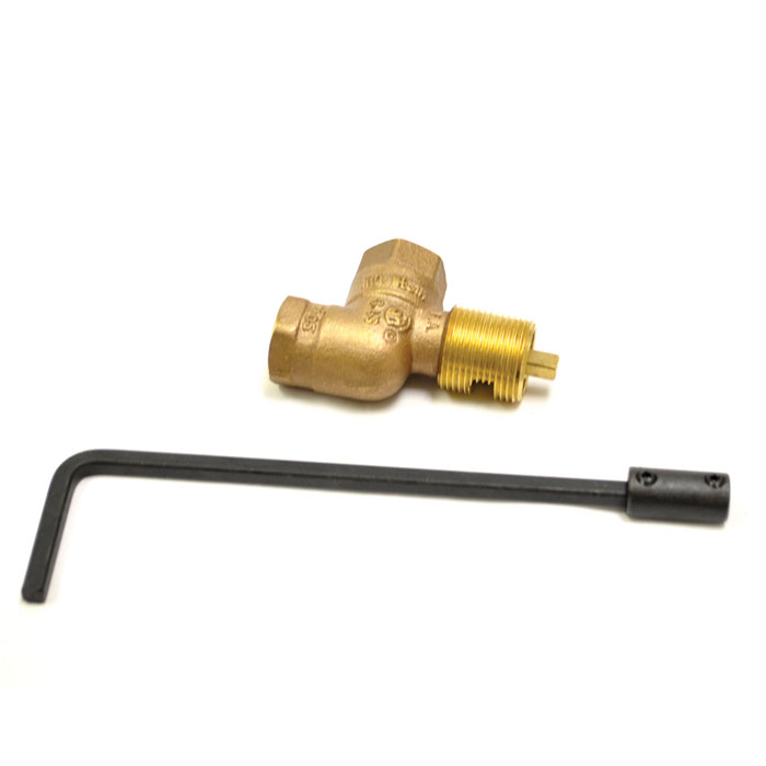 Fireplace Parts & Accessories HPC Fire MA7B Angle Manual Valve with 7" L Stem