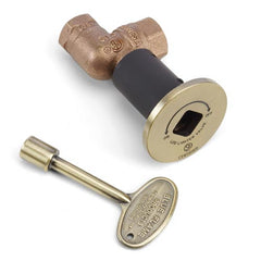 HPC Fire Decorative Key Valve Kit, Angled or Straight, 1/2" or 3/4"