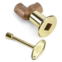 HPC Fire Decorative Key Valve Kit, Angled or Straight, 1/2" or 3/4"