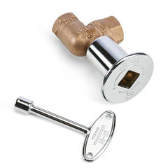 HPC Fire Decorative Key Valve Kit, Angled or Straight, 1/2" or 3/4"