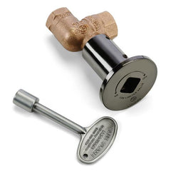 HPC Fire Decorative Key Valve Kit, Angled or Straight, 1/2" or 3/4"