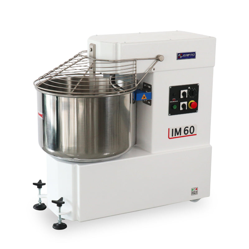 MECNOSUD IM60DUS 2-Speed Spiral Mixer, 80L (84.5 Qt) Bowl, 132 lb Dough, 220V/60/3