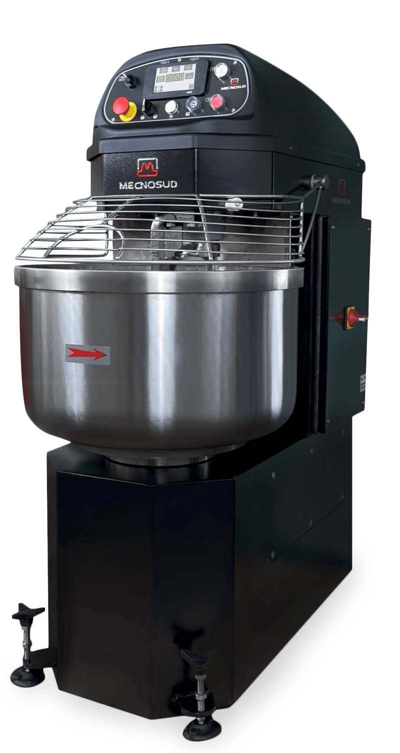 MECNOSUD SP60HKT-NE 2-Speed Spiral Dough Mixer, 88 lb Flour, 100 Liter Bowl