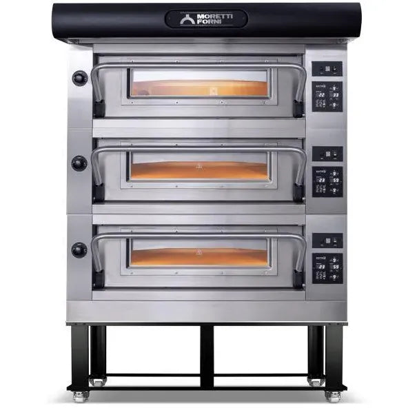MORETTI FORNI AMALFI A3 Electric Pizza Oven, 3 Deck, 208/240V 3-Phase