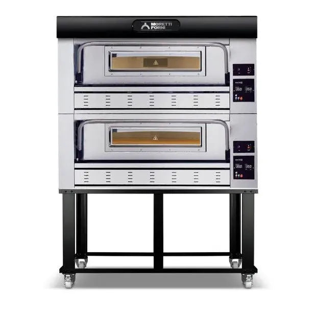MORETTI FORNI P110G B2 Gas Pizza Oven, 2 Deck 44x44x7 Chamber