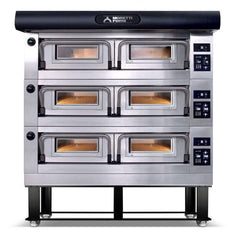 MORETTI FORNI P120E A3 Electric Deck Pizza Oven, 2 Deck, 49 x 26 x 7