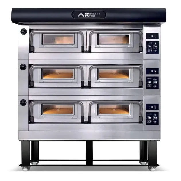 MORETTI FORNI P120E B3 Electric 3-Deck Pizza Oven (49 x 34 x 7)