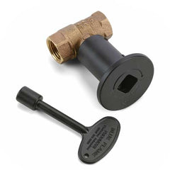 HPC Fire Decorative Key Valve Kit, Angled or Straight, 1/2" or 3/4"