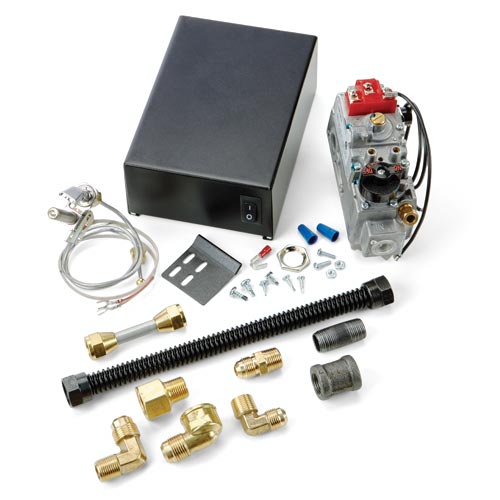 Fireplace Parts & Accessories HPC Fire MVK-NQM / MVK-PQM Millivolt Kit, 3" Swivel Flare