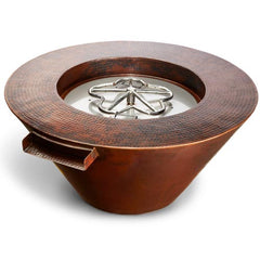 HPC Fire Copper Bowl Series Hammered Mesa Copper Fire Bowl