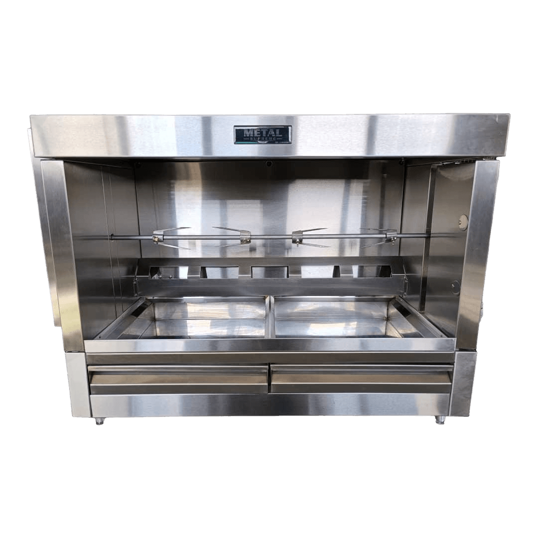 Metal Supreme FR1PGVE 1-Station Vertical Rotisserie Oven - LP Gas - 30,000 BTU