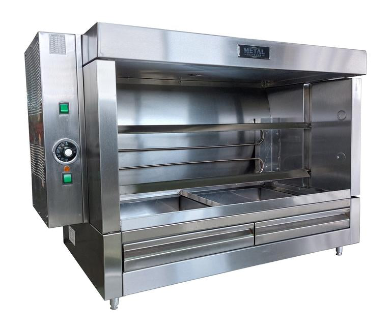 Metal Supreme FRE2VE Electric Chicken Rotisserie Oven - 10 Chicken Capacity