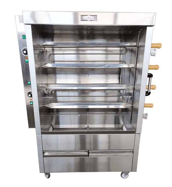 Metal Supreme FRE4VE Electric Chicken Rotisserie Oven - 20 Chicken Capacity