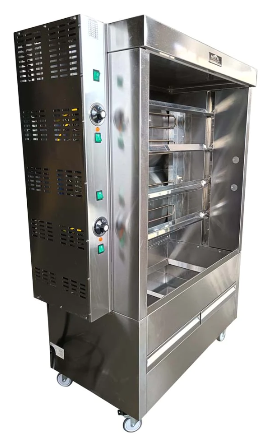 Metal Supreme FRE4VE Electric Chicken Rotisserie Oven - 20 Chicken Capacity