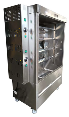 Metal Supreme FRE4VE Electric Chicken Rotisserie Oven - 20 Chicken Capacity