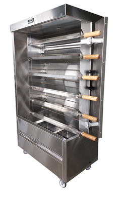 Metal Supreme FRE6VE Electric Chicken Rotisserie Oven - 30 Chicken Capacity
