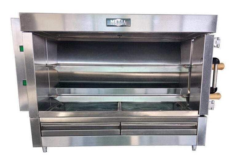Metal Supreme FRG2VE Gas Chicken Rotisserie Oven - 10 Chicken Capacity