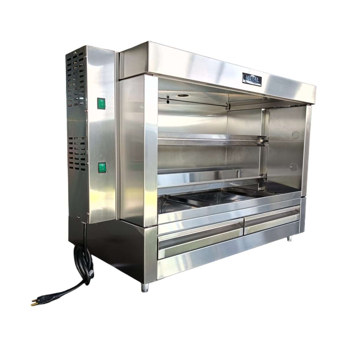 Metal Supreme FRG2VE Gas Chicken Rotisserie Oven - 10 Chicken Capacity