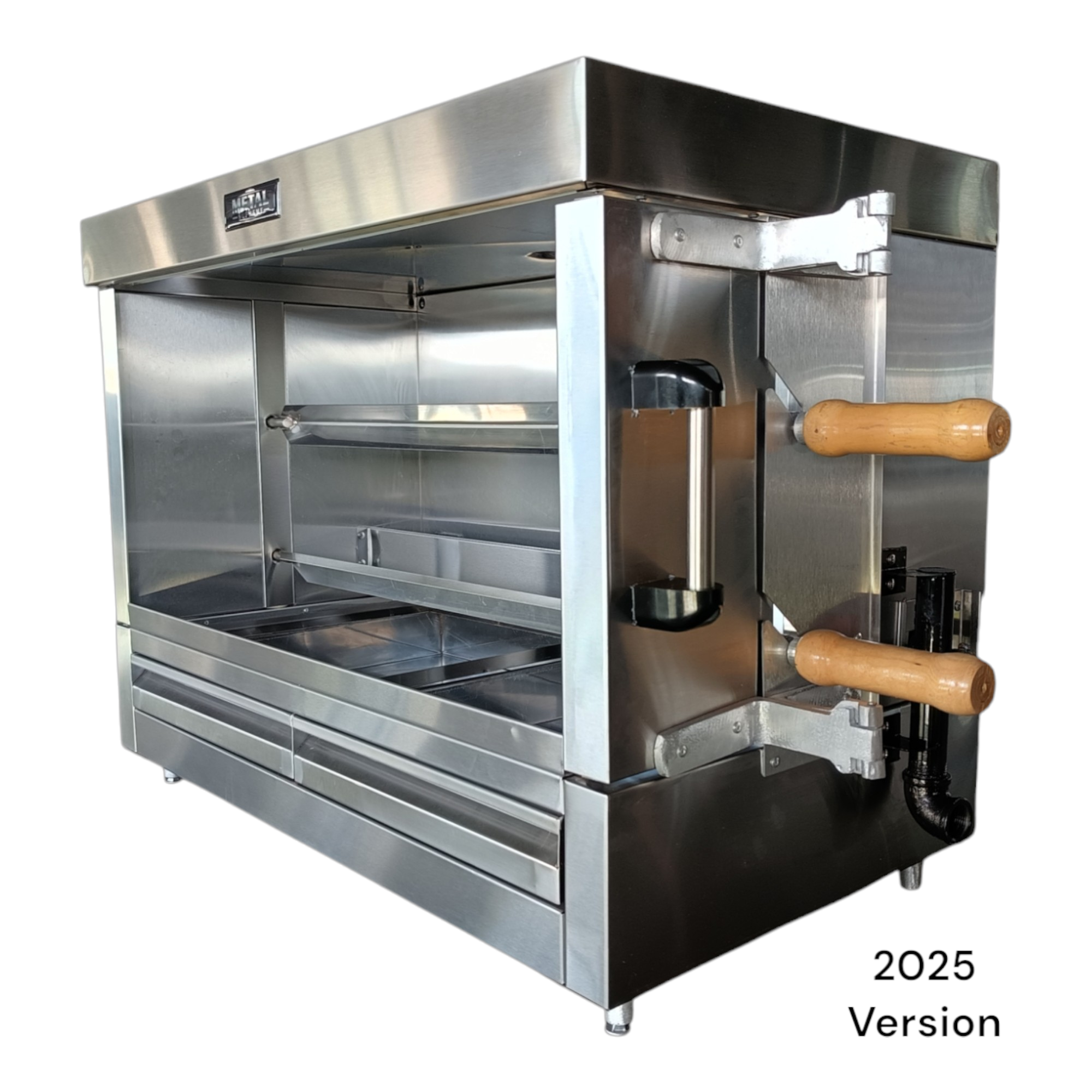 Metal Supreme FRG2VE Gas Chicken Rotisserie Oven - 10 Chicken Capacity