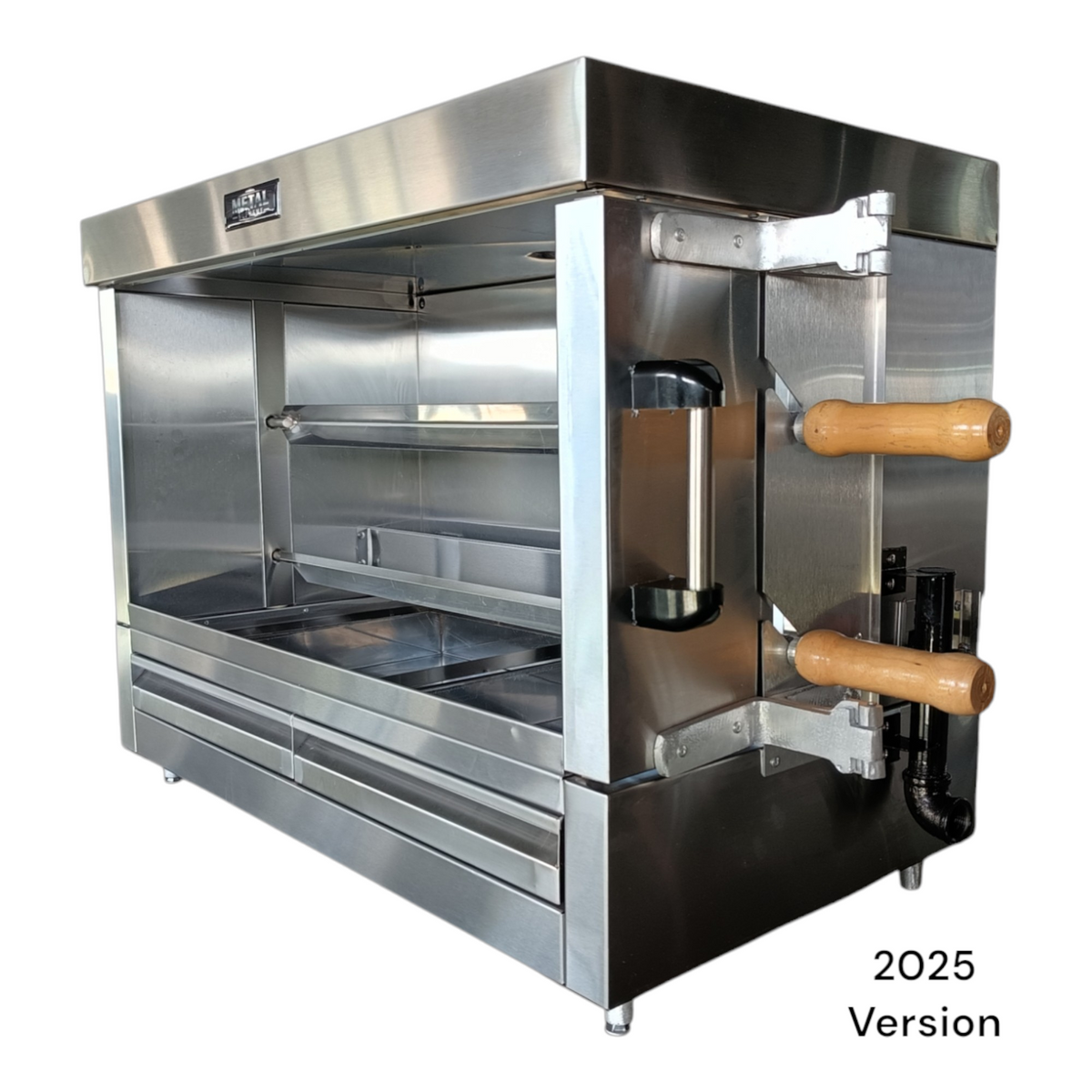 Metal Supreme FRG2VE Gas Chicken Rotisserie Oven - 10 Chicken Capacity