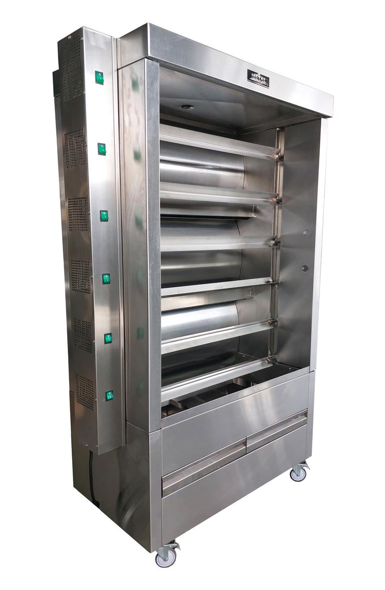Metal Supreme FRG6VE Gas Chicken Rotisserie Oven (LP), 30-Chicken Capacity, 105,000 BTU