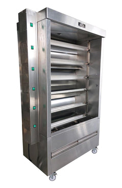 Metal Supreme FRG6VE Gas Chicken Rotisserie Oven (LP), 30-Chicken Capacity, 105,000 BTU