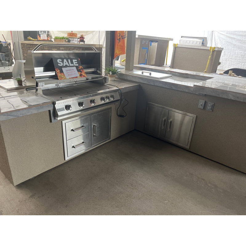 Outdoor Kitchen Islands-KoKoMo Aruba W Top Island arubawtop5338