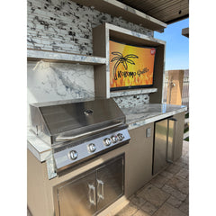 Outdoor Kitchen Islands-KoKoMo Baja W Top Island bajatop5352