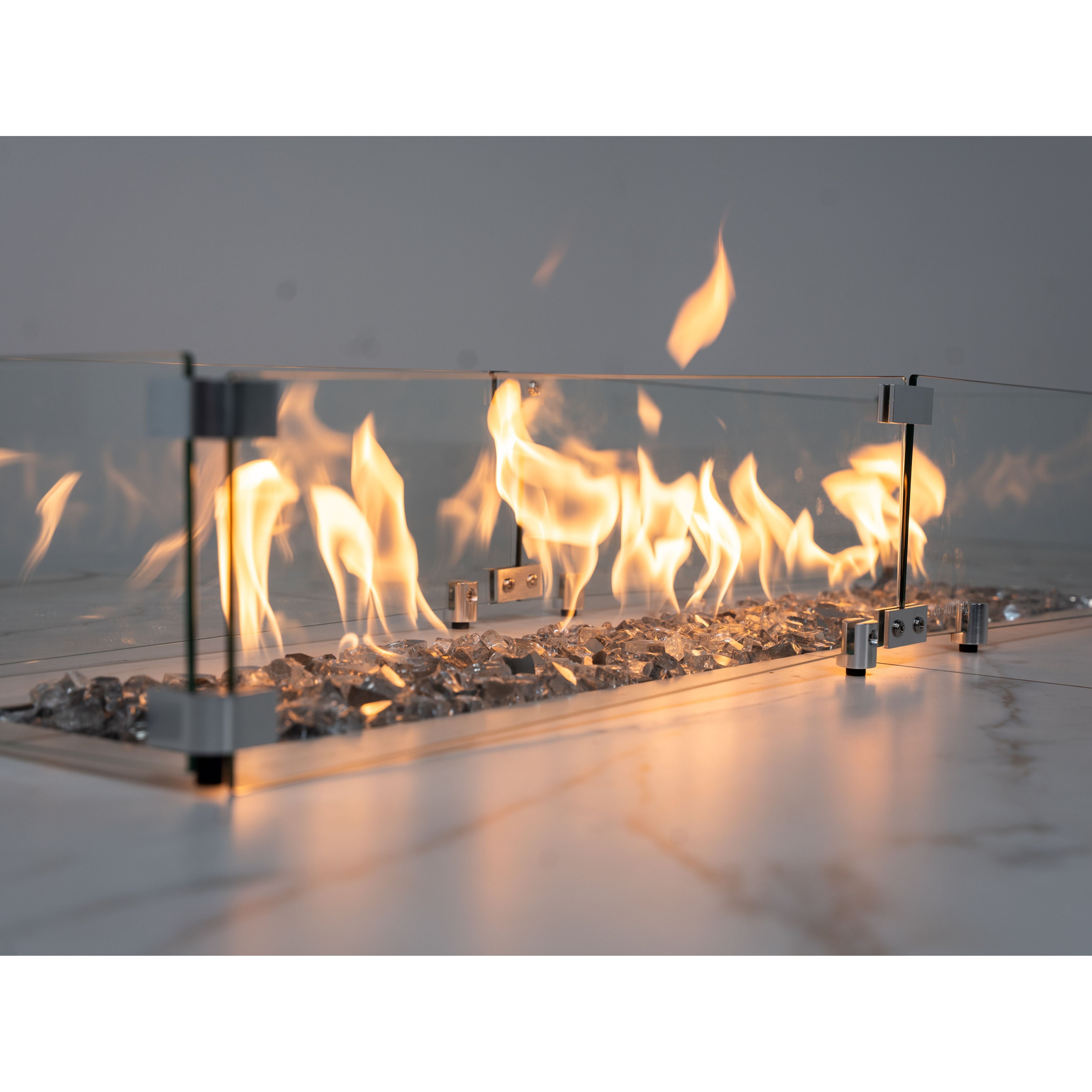 Outdoor Kitchen Islands-KoKoMo Baja w/ Fire 7'6"x9' Island Baja-Fire