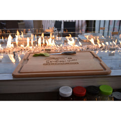 Outdoor Kitchen Islands-KoKoMo Best Outdoor Kitchen Bermuda BBQ Island with TV Bermuda