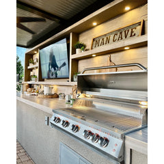 Outdoor Kitchen Islands-KoKoMo Fantasy Island 20'x20' with 70" TV KOK-FantasyIsland2020