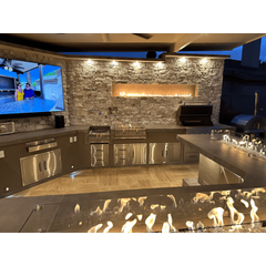 Outdoor Kitchen Islands-KoKoMo Luxury Outdoor Kitchen BBQ Grill Island Lux-Outdoor-Kitchen-Grill