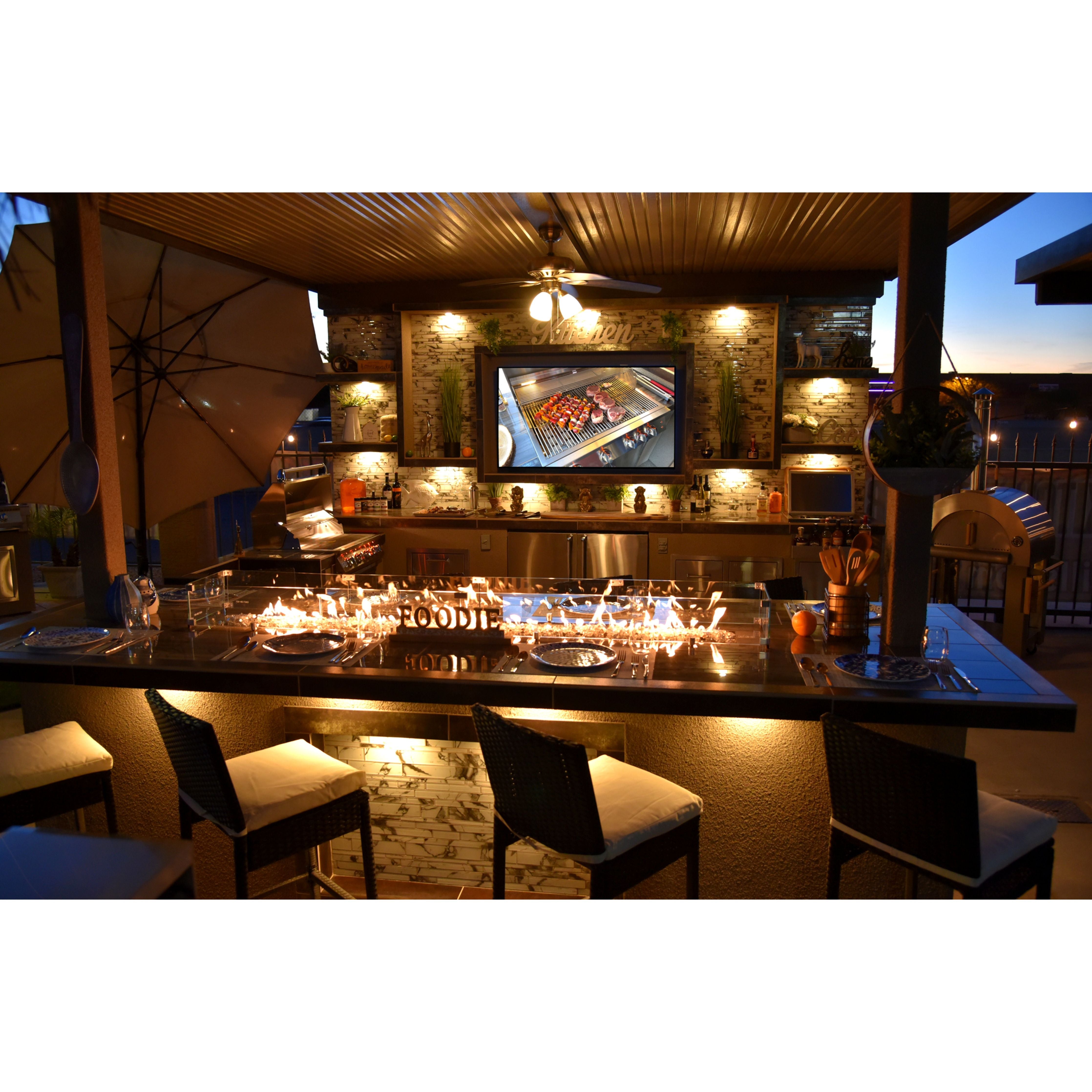 Outdoor Kitchen Islands-KoKoMo Outdoor Kitchen Montego Model BBQ Island BBQ Grill Montego