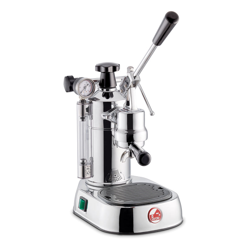 La Pavoni PC-16 Professional Lever Espresso Machine - Chrome & Black