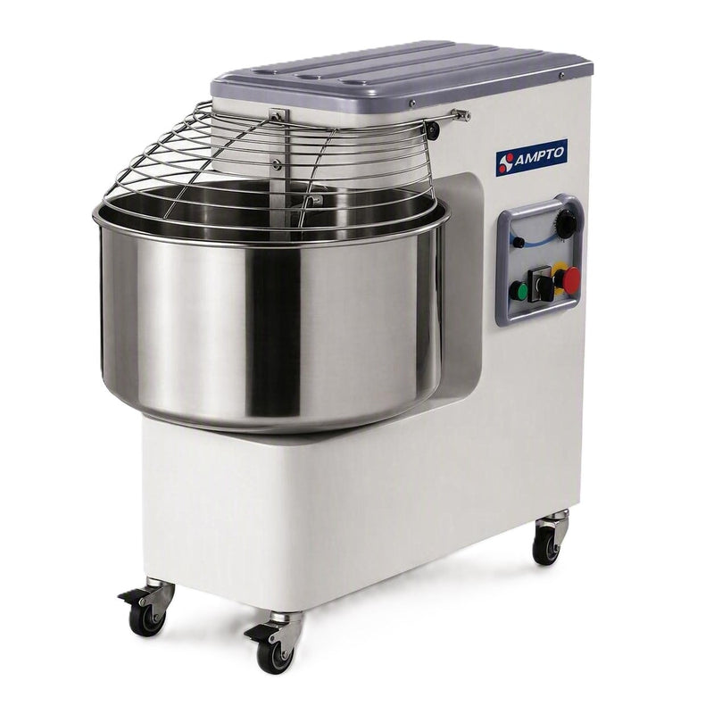 Spiral Mixer Mecnosud Spiral Dough Mixer, 2-Speed, 56 Lb Dough, 33 L Bowl, 220V 3PH, PK25DUS