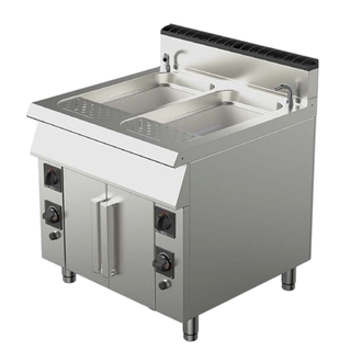 Ampto 90CPG90 PLUS- Pasta cooker Gas, 2 Tank, dual burner