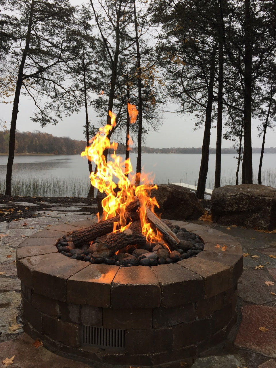 Fire Pits & Fire Tables HPC Fire Round Bowl Fire Pit Insert, 13" to 43", Electronic, Push Button or Match Lit