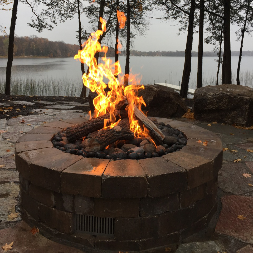 Fire Pits & Fire Tables HPC Fire Round Flat Fire Pit Insert, 8" to 54", Electronic, Push Button or Match Lit