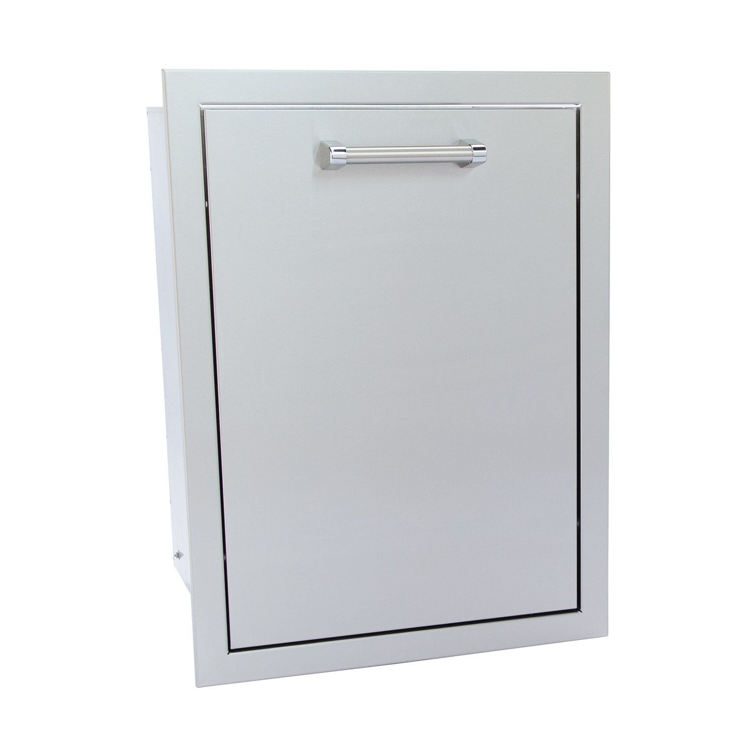 Pull-Out Trash Systems-KoKoMo Outdoor Kitchen Stainless Steel Trash/Propane Pull-Out KO-TRHD