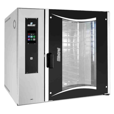 Rotary Oven-Bakeoff Rotorbake E2 Mini Rotating Oven with Steam Injection, Electric, Boiler-Free, 10 Trays 18” x 26”