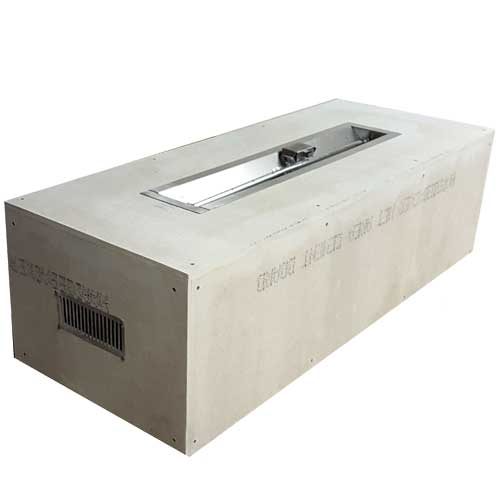 Fire Pits & Fire Tables HPC Fire Ready-to-Finish Small Tank Propane Fire Pit Kit, Hidden Tank Enclosure