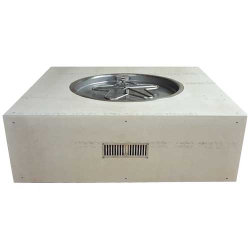 Fire Pits & Fire Tables HPC Fire Ready-to-Finish Small Tank Propane Fire Pit Kit, Hidden Tank Enclosure