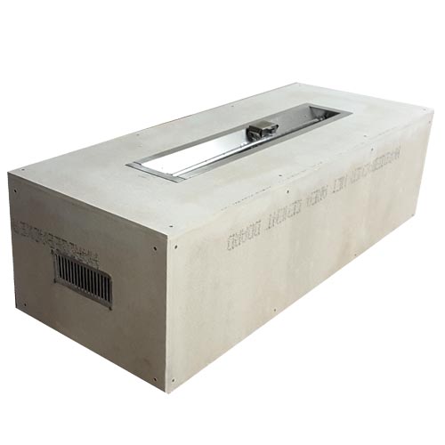 Fire Pits & Fire Tables HPC Fire Rectangle Ready-to-Finish Fire Pit Kit, 60" x 24", Linear Trough Insert