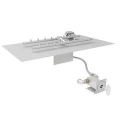 HPC Fire CSA Certified H-Flat Fire Pit Insert (NG/LP, Multiple Sizes)
